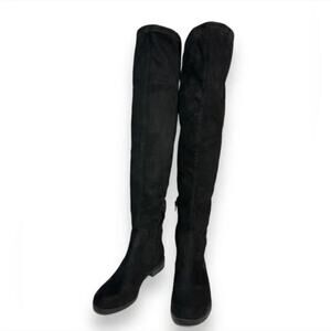 UNISA Women’s UNHUHVANA Over-The-Knee Boots Black Tie-Back Size 8M